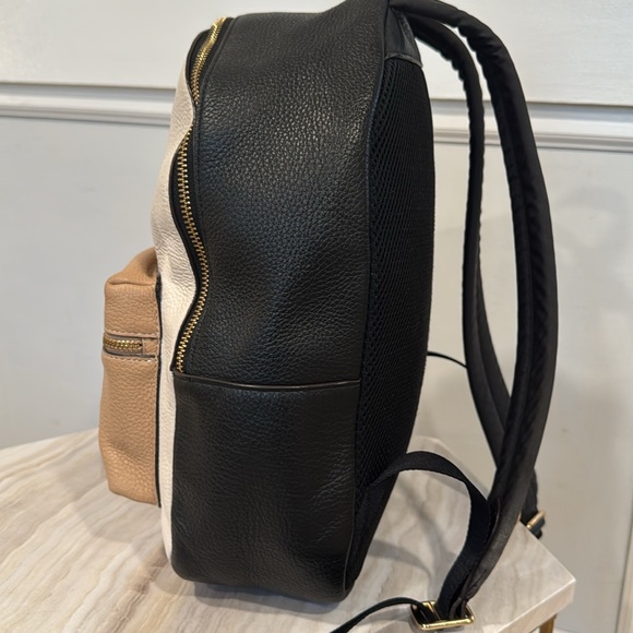 Coach Colorblock Charlie Pebbled Leather Backpack - Picture 7 of 17